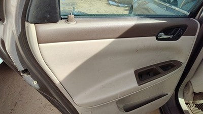 06-08 Impala Driver Left Rear Door Trim Panel With Switches Back Neutral 52C