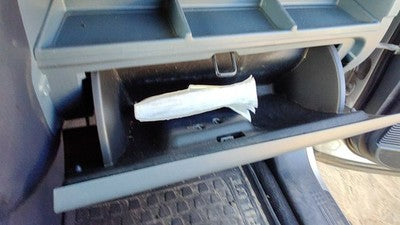 2009-2011 Honda Pilot Glove Box Assembly Complete Door With Latch Gray/Blue Gr