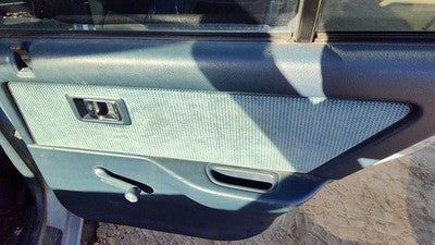1989 Honda Civic Passenger Right Rear Door Panel Manual Windows Back Blue Sedan
