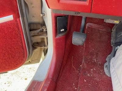 1986 Olds 88 Driver Left Lower Kick Trim Panel Oem Red