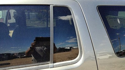 02-10 Ford Explorer Driver Left Rear Vent Window Back Door Glass With Frame Oem