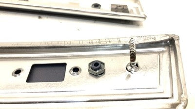 1984 Cadillac Deville Driver Left Side Seat Trim Chrome Strips Oem