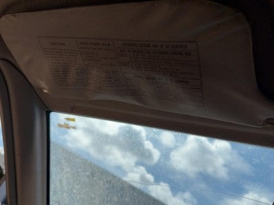 1991 Isuzu Pup Driver Left Sun Visor Oem Gray