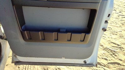 11-16 Ford F250 Passenger Right Rear Door Trim Panel With Switches Back Gray 3S