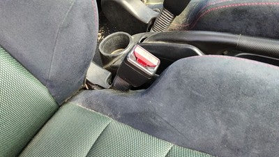 02-05 Civic Hatchback Si Passenger Right Front Seat Belt Buckle Receiver Black