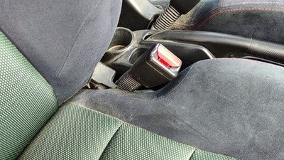 02-05 Civic Hatchback Si Passenger Right Front Seat Belt Buckle Receiver Black