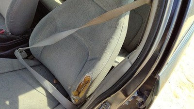 1997 Saturn Sl1 Driver Left Front Seat Belt Retractor Oem Shoulder Gray