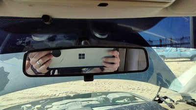 2005-09 Land Rover Lr3 Inside Rear View Mirror Oem Windshield Mounted Ctb500100