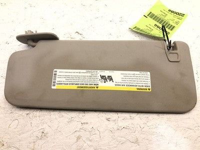 2007-2013 Gmc Sierra 1500 Passenger Right Sun Visor Oem Gray 88B 22850292