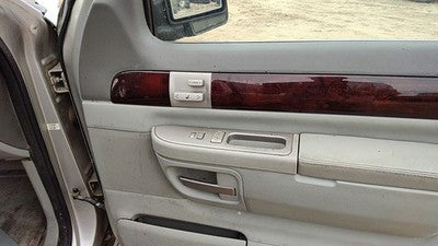 2003 Lincoln Aviator Passenger Right Front Door Trim Panel With Switches Gray Bl