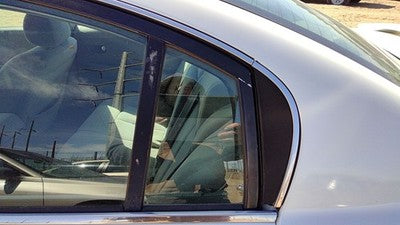 02-06 Nissan Altima Driver Left Rear Vent Window Back Door Glass With Frame Oem