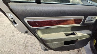 07-09 Lincoln Mkz Driver Left Rear Door Trim Panel With Switches Back Black Mw