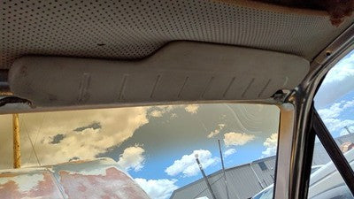1964 Ford Thunderbird Coupe Passenger Right Sun Visor Oem Blue