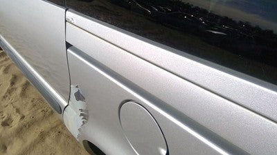 2002 Chevy Venture Driver Left Rear Moulding On Quarter Panel Oem Silver 12u