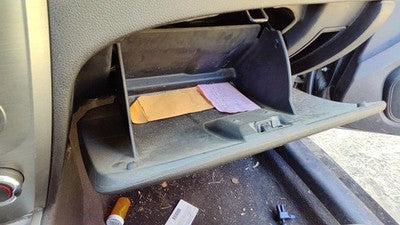 10-12 Ford Fusion Glove Box Assembly Complete Door With Latch Dw Charcoal Black