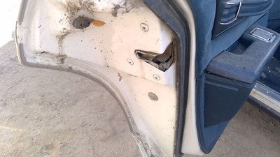 1986 Chevy Caprice Driver Left Rear Door Latch With Rods/Cables Oem Back