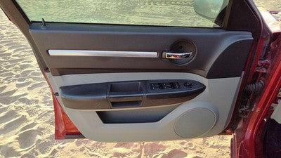 08-10 Charger Driver Left Front Door Trim Panel With Master Switch Db Slate Gray