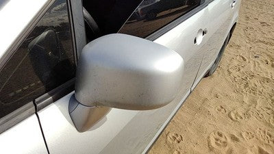 2008-2011 Nissan Versa Driver Left Power Side Mirror Door Mounted Oem Silver K23