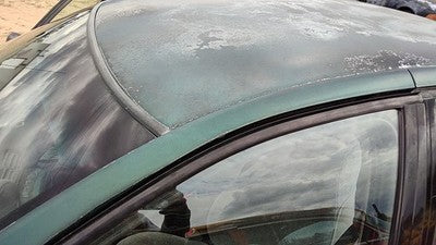 Saturn Sl1 Driver Left Rear Moulding On A Pillar Oem Green