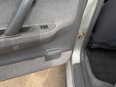 1990 Subaru Legacy Driver Left Rear Door Trim Panel With Switches Back Gray