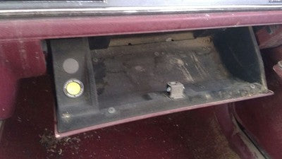 1990 Olds Eighty Eight Glove Box Assembly Complete Door With Latch Oem Red