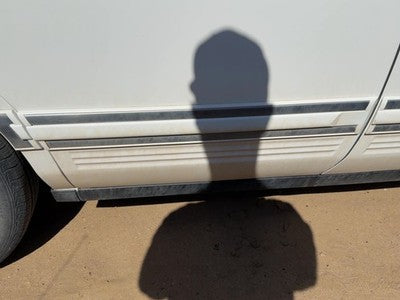 94 Town Car Passenger Right Rear Moulding From Door Oem Back Trim Strip White Wt