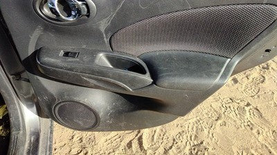 14-19 Versa Passenger Right Rear Door Trim Panel With Switches Back Charcoal G