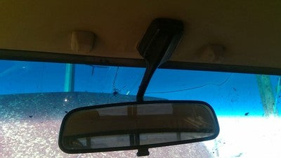 1986 Isuzu Pup Pickup Inside Rear View Mirror Oem Windshield Mounted