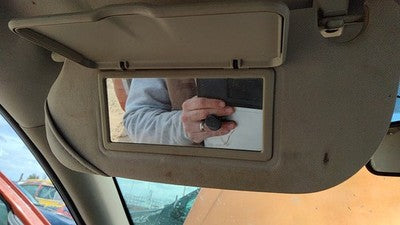 2005-2010 Chevy Cobalt Driver Left Sun Visor Oem Gray 14C 20868638