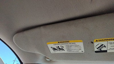 2004-2007 Jeep Liberty Driver Left Sun Visor Oem Gray D5 5Kf91bd1ac