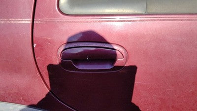 97-02 Ford Expedition Passenger Right Rear Outside Door Handle Back Maroon Jl