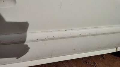 2001-2002 Kia Rio Passenger Right Front Moulding From Door Oem Trim Strip White