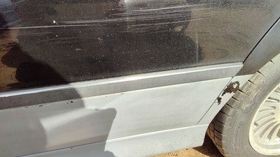 1997-1999 Bmw 540I Driver Left Rear Moulding From Door Oem Back Trim Strip Black