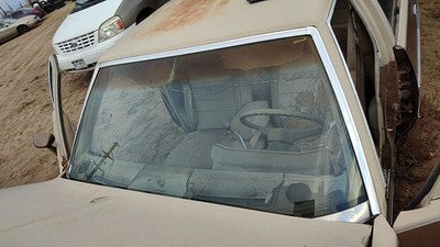 1981 Chevy Malibu Chrome Trim Around Windshield Surround Moulding Front 4 Door