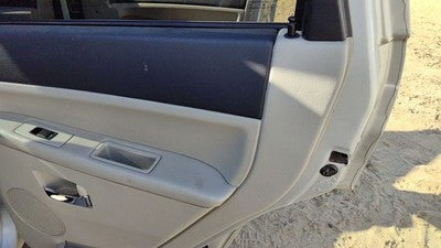 08-10 Grand Cherokee Passenger Rear Door Trim Panel With Switches Back Gray D1