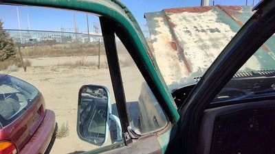 73-87 Silverado C10 Driver Left Front Vent Window Small Door Glass With Frame