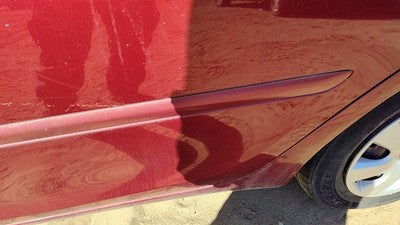 02-06 Camry Driver Left Rear Moulding From Door Back Trim Strip Salsa Red 3Q3