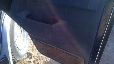 1989 Chevy G20 Van Passenger Right Front Inside Door Trim Panel Only Oem Blue