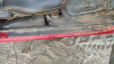 1997 Nissan Hardbody Passenger Right Lower Sill Step Moulding Trim Panel Gray