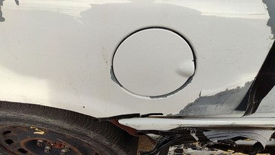 1998-2011 Ford Crown Vic Fuel Tank Door With Hinge Gas Lid Oem Filler White