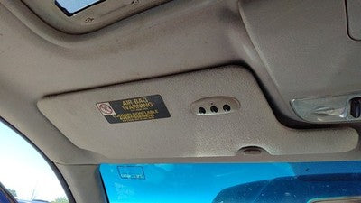 2002 Infiniti G20 Driver Left Sun Visor Oem 964017j170