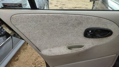 1999-2002 Saturn Sl2 Driver Left Rear Door Trim Panel With Switches Back Gray