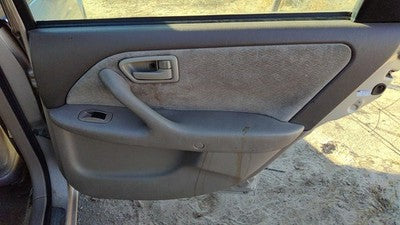 97-99 Toyota Camry Passenger Right Rear Door Trim Panel With Switches Back Tan