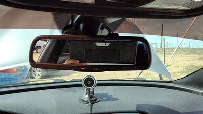 2015-2017 Chrysler 200 Inside Rear View Mirror Oem Windshield Mounted 68203589Ad
