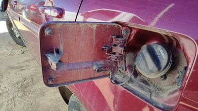 06-11 Hyundai Accent Fuel Tank Door With Hinge Gas Lid Filler 5R Wine Red 4 Door