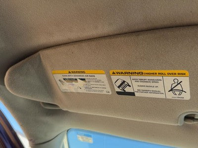 2004-2005 Dodge Durango Driver Left Sun Visor Oem Gray Hjj1 0Zc351D1Ab