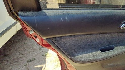 1994-1995 Honda Accord Driver Left Rear Door Trim Panel With Switches Back Gray