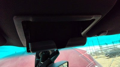 11-15 Ford Explorer Center Overhead Console Dome Light Map Lamp Cubby Black Cw