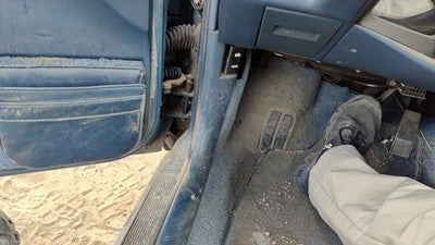 1989 Olds Cutlass Calais Driver Left Lower Kick Trim Panel Oem Blue 2 Door