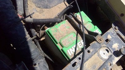1985 Olds 88 Complete Battery Box Mount Tray With Hold Down Oem 5.0L